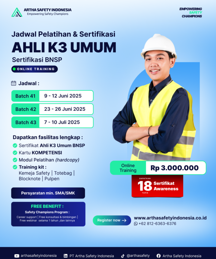 Ahli K3 Umum Sertifikasi BNSP