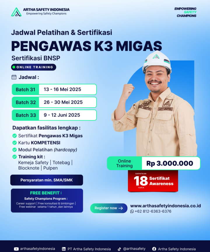 Pengawas K3 Migas Sertifikasi BNSP