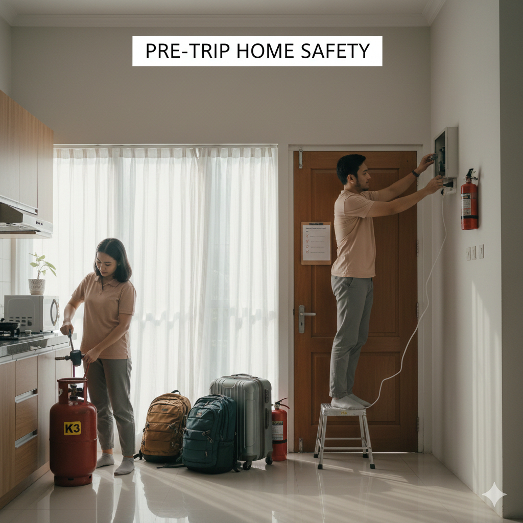 Liburan Pre-trip Home Safety
